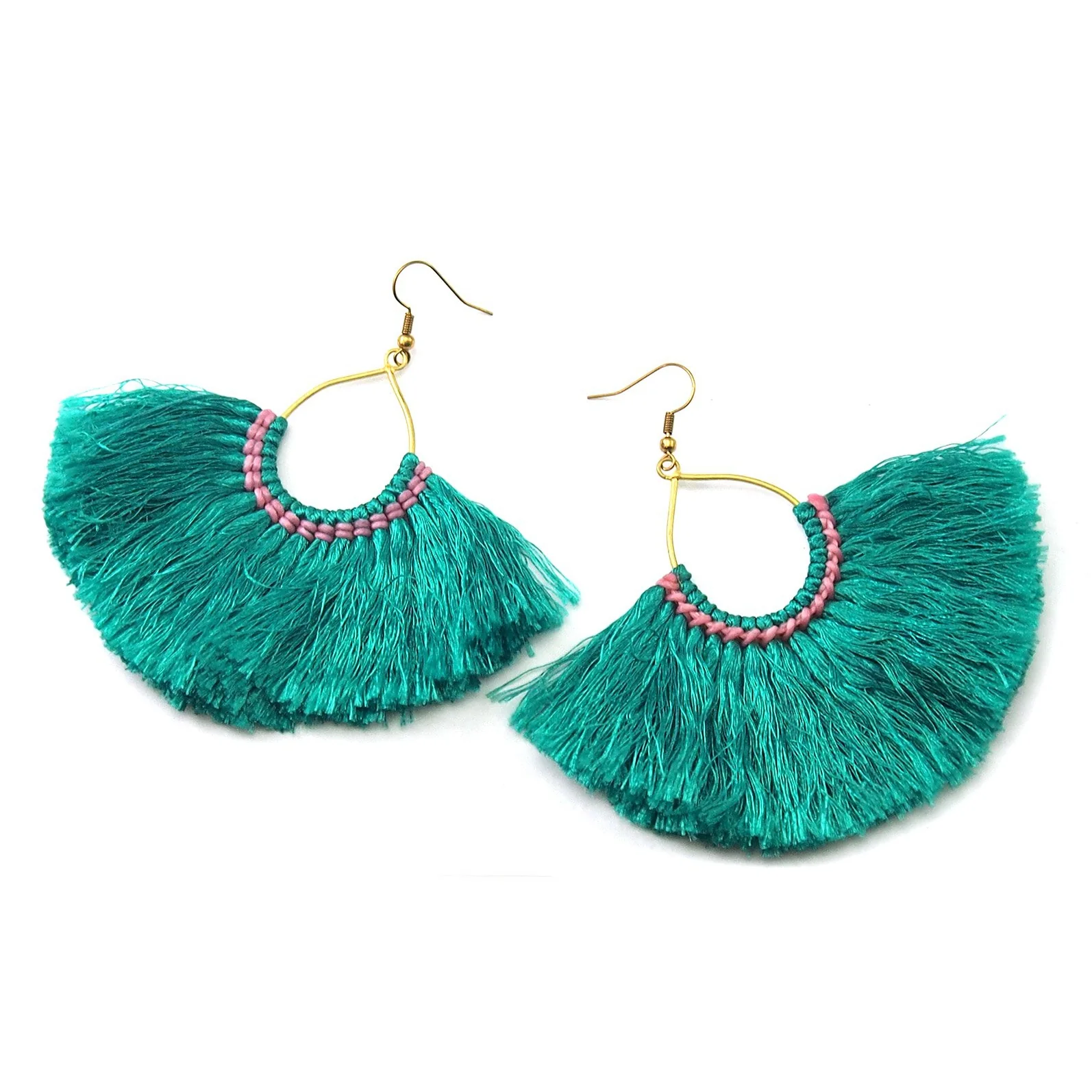 Tut Silk Beard Earrings - Image 3