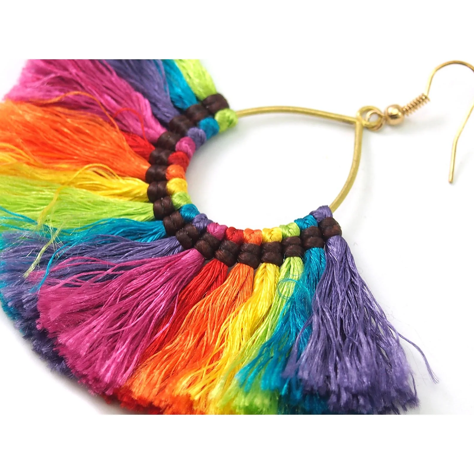 Tut Silk Beard Earrings - Image 2
