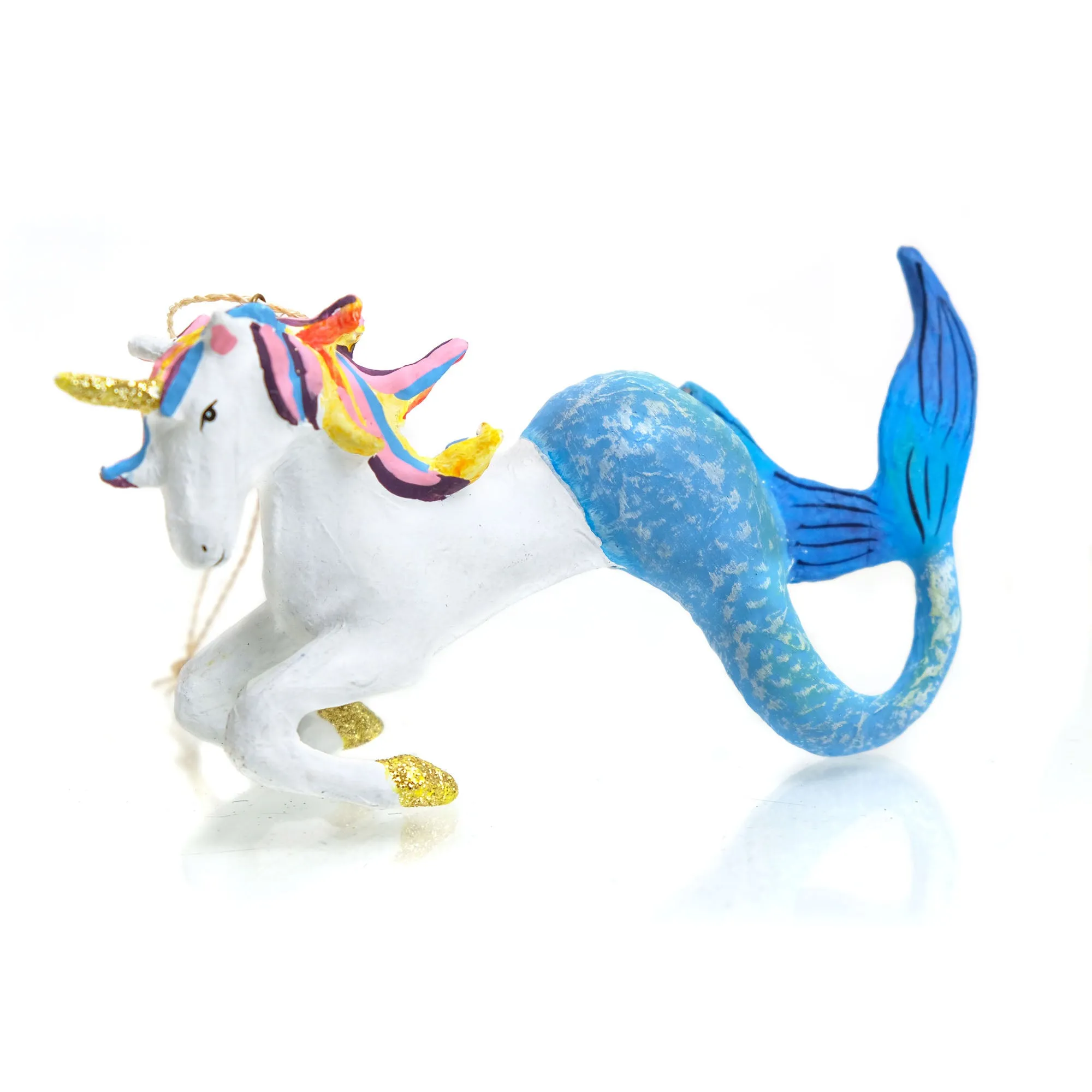Unicorn Mermaid Ornament - Image 2