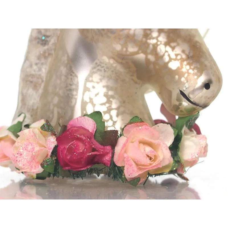 Unicorn Sparkle Glass Ornament - Image 3