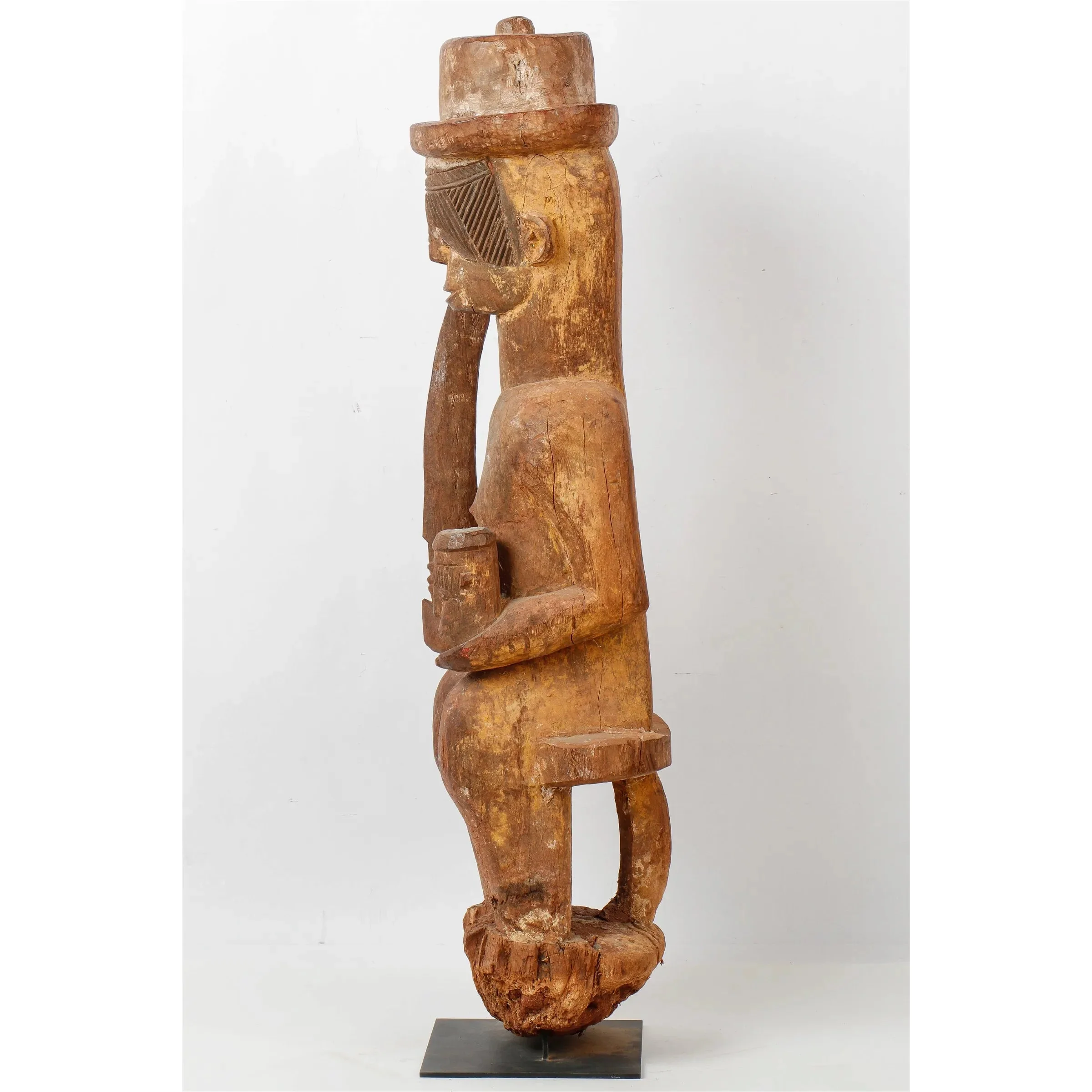 Igbo Magnificently Large Ikenga Warrior Figure, Nigeria #301 PROVENANCE - Image 4