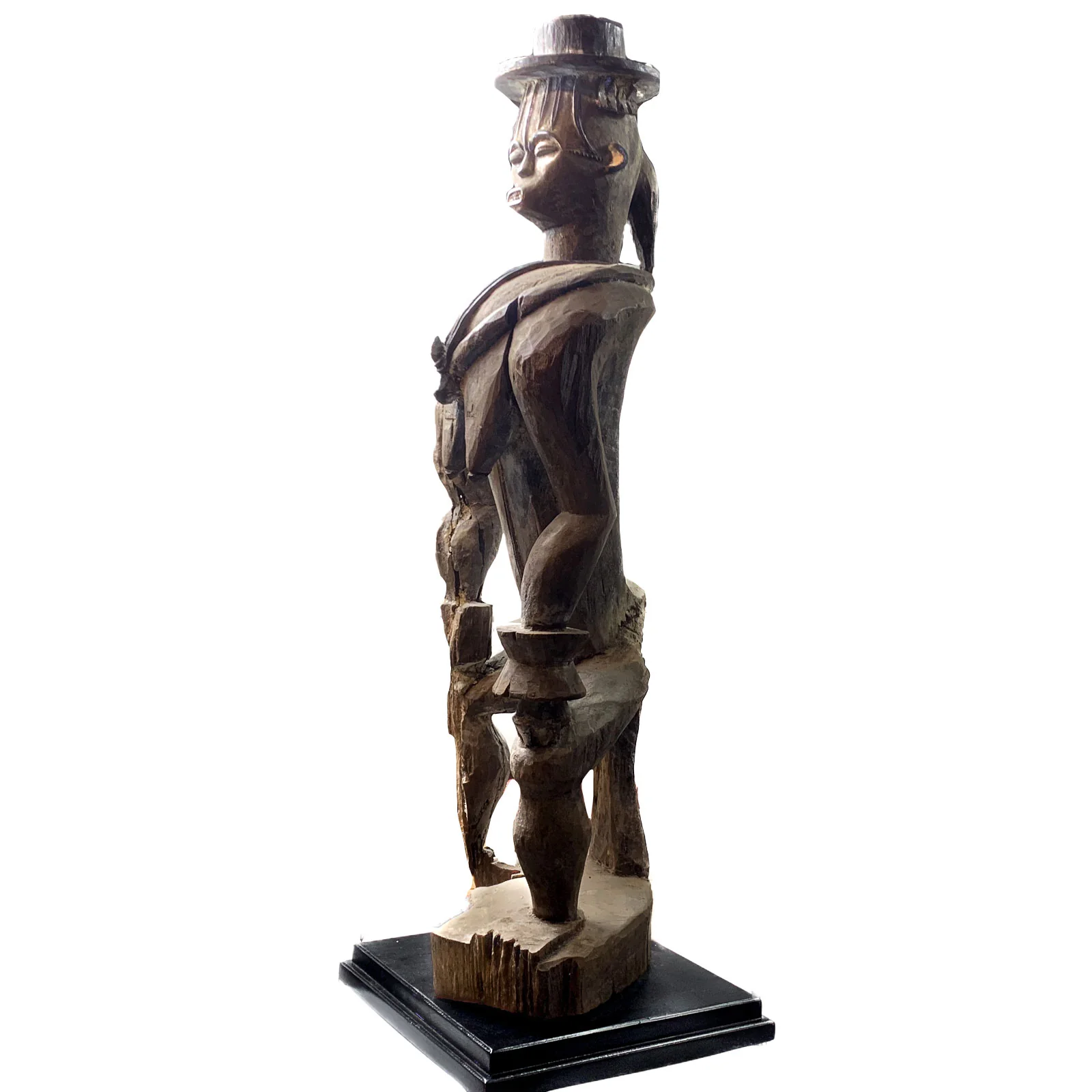 Urhobo 19th Century Ikenga Shrine Figure #1298 - Image 3