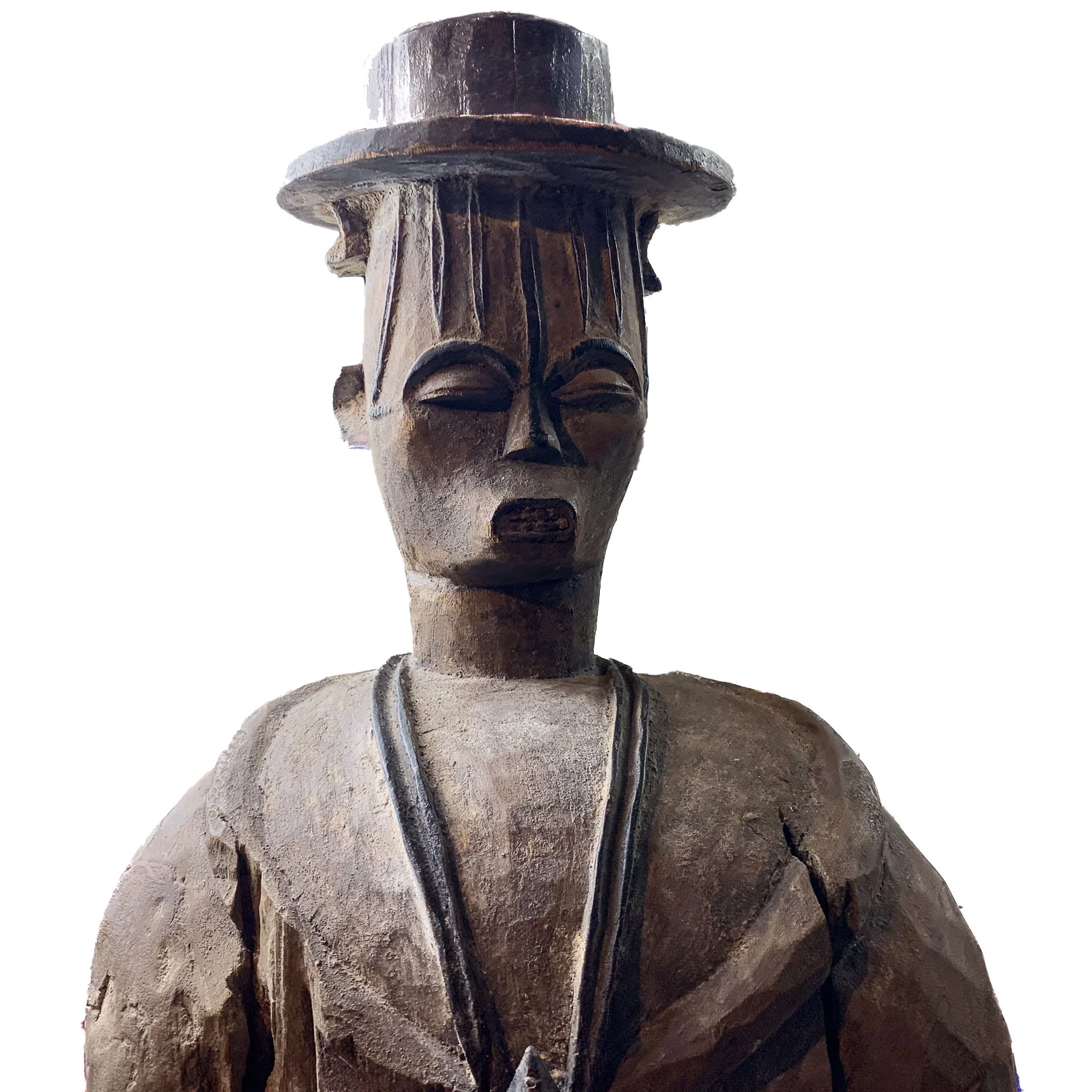 Urhobo 19th Century Ikenga Shrine Figure #1298 - Image 7