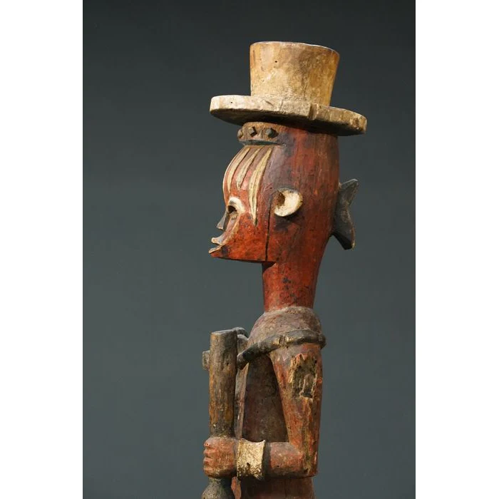 Urhobo Edjo Warrior Ikenga Statue #765 - Image 10