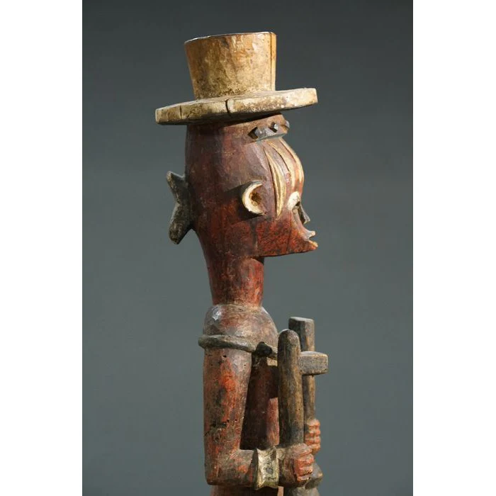 Urhobo Edjo Warrior Ikenga Statue #765 - Image 11