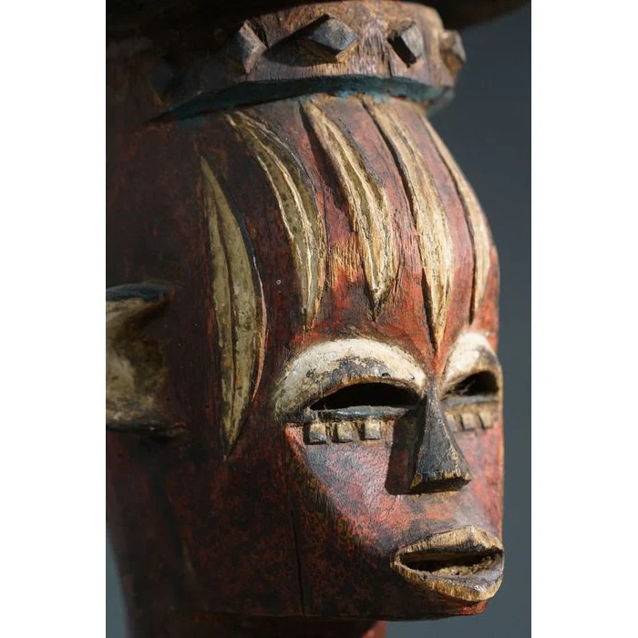 Urhobo Edjo Warrior Ikenga Statue #765 - Image 15