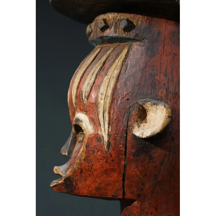 Urhobo Edjo Warrior Ikenga Statue #765 - Image 16
