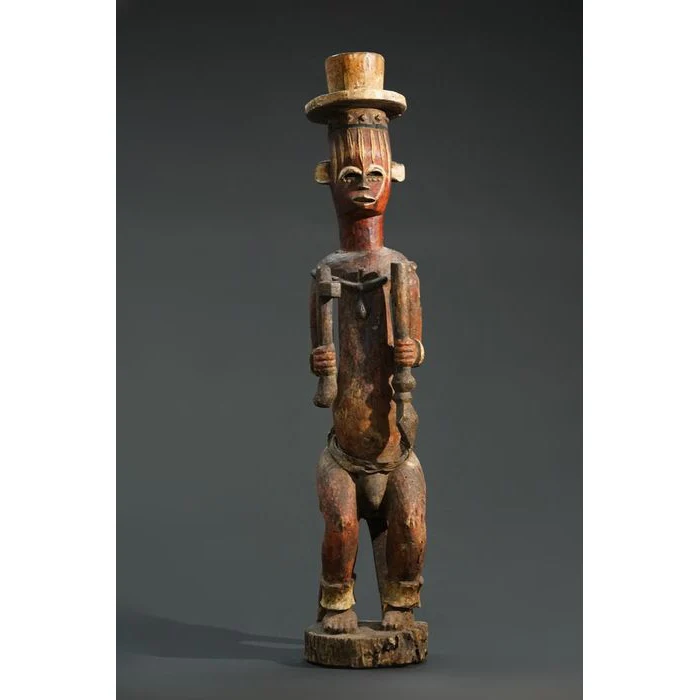 Urhobo Edjo Warrior Ikenga Statue #765 - Image 2