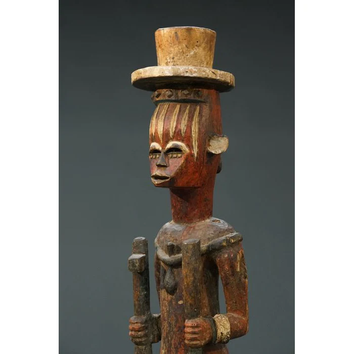 Urhobo Edjo Warrior Ikenga Statue #765 - Image 7