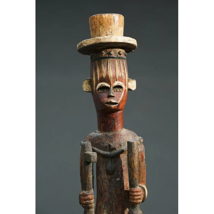 Urhobo Edjo Warrior Ikenga Statue #765 - Image 8
