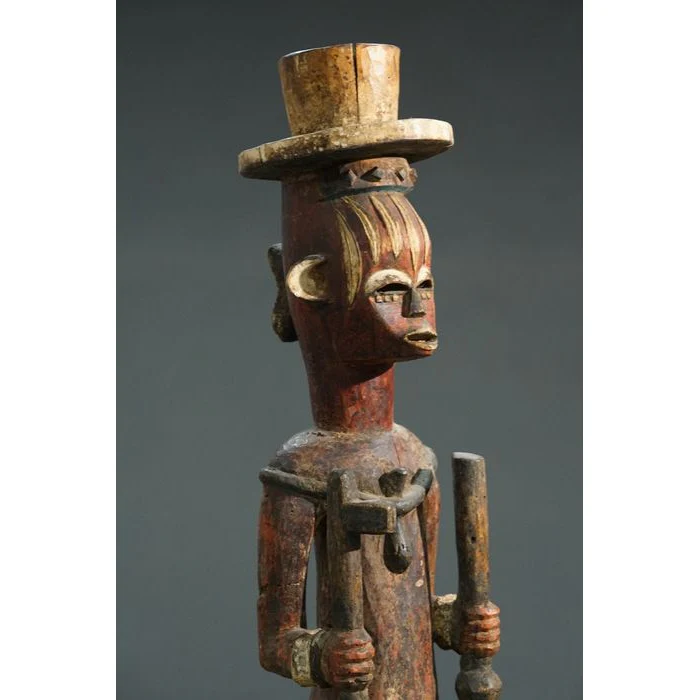Urhobo Edjo Warrior Ikenga Statue #765 - Image 9