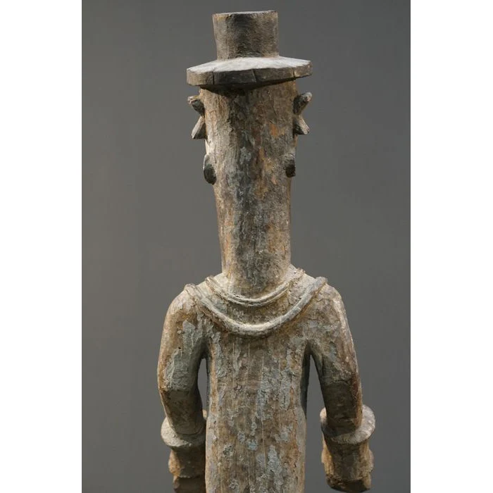 Urhobo Omo Ogun Warrior Ikenga Male Statue, Nigeria #896 - Image 12