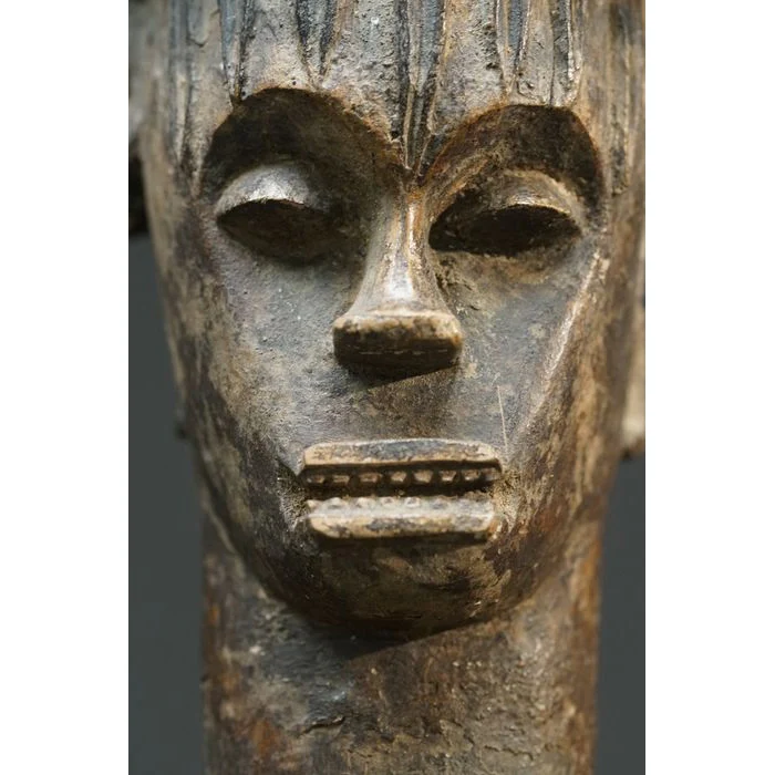 Urhobo Omo Ogun Warrior Ikenga Male Statue, Nigeria #896 - Image 13