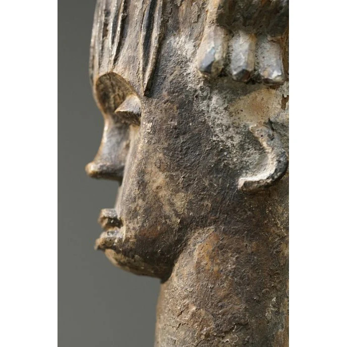 Urhobo Omo Ogun Warrior Ikenga Male Statue, Nigeria #896 - Image 16