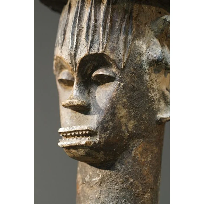 Urhobo Omo Ogun Warrior Ikenga Male Statue, Nigeria #896 - Image 17