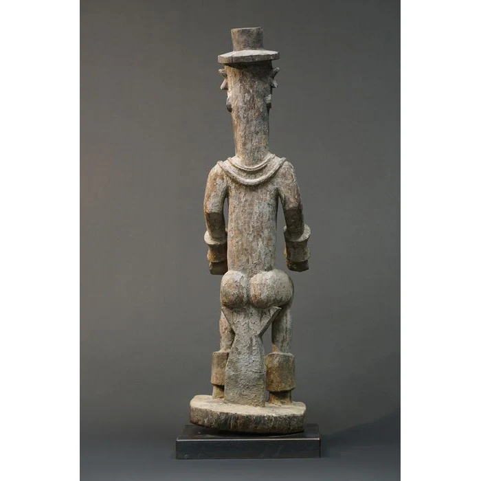 Urhobo Omo Ogun Warrior Ikenga Male Statue, Nigeria #896 - Image 6