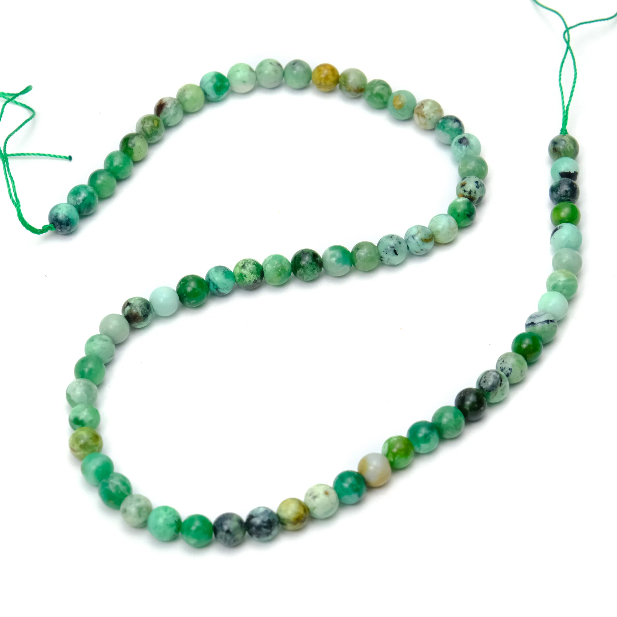 Variscite 6mm Smooth Rounds - Image 2