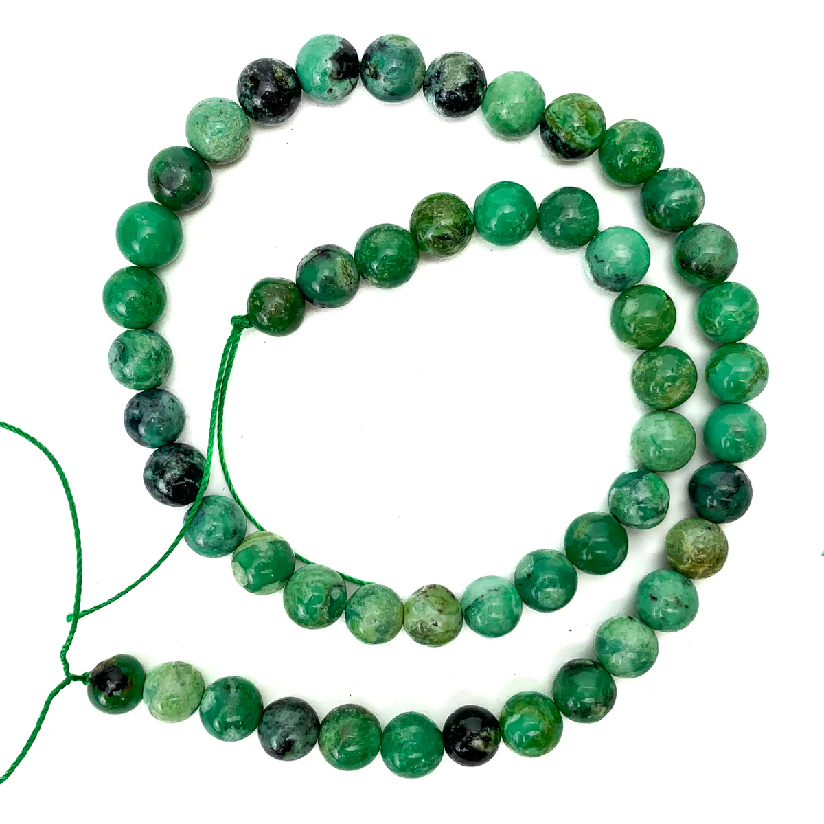 Variscite Smooth Rounds 8mm and 10mm - Image 4