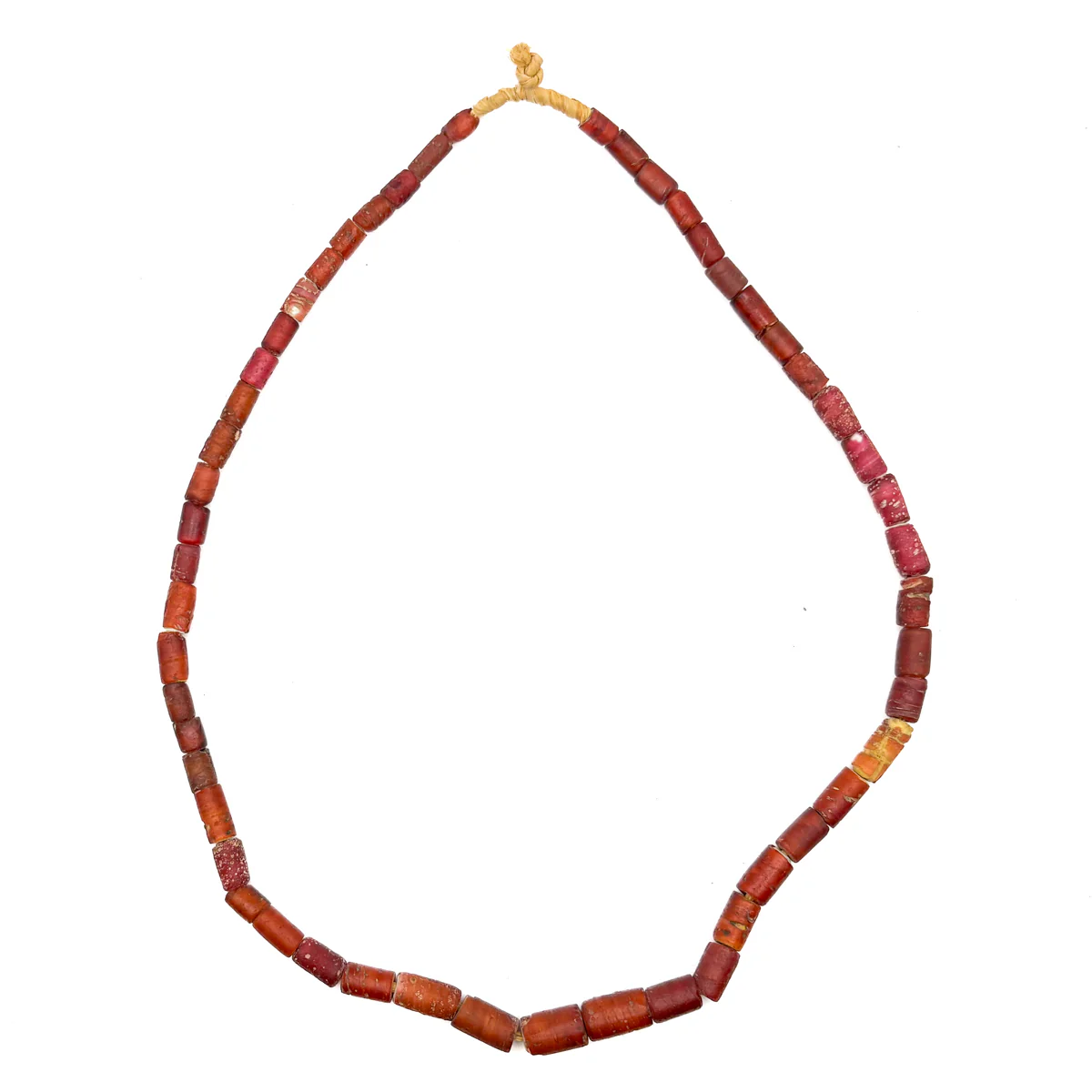 Venetian White Heart Bead Necklace - Image 2