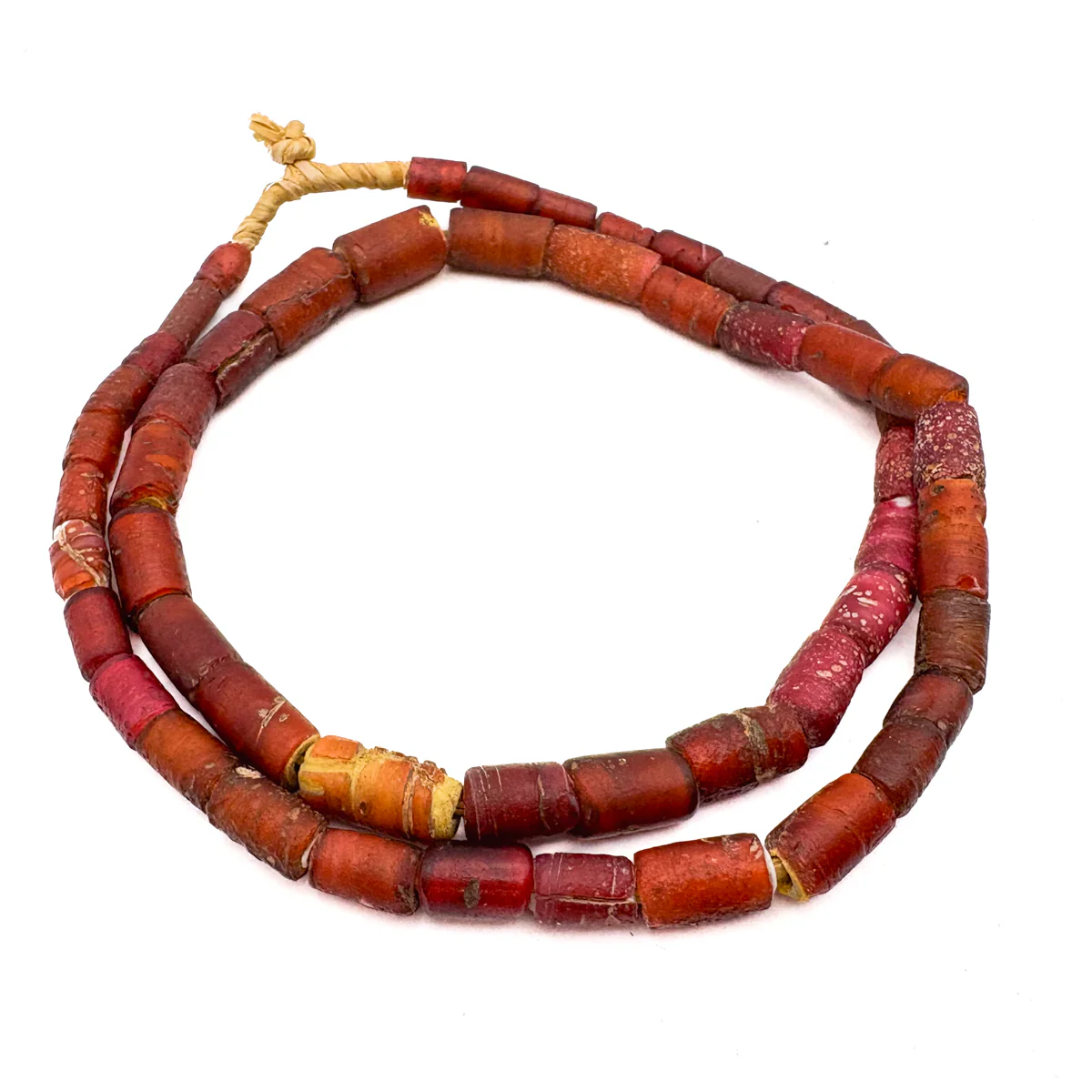 Venetian White Heart Bead Necklace - Image 8