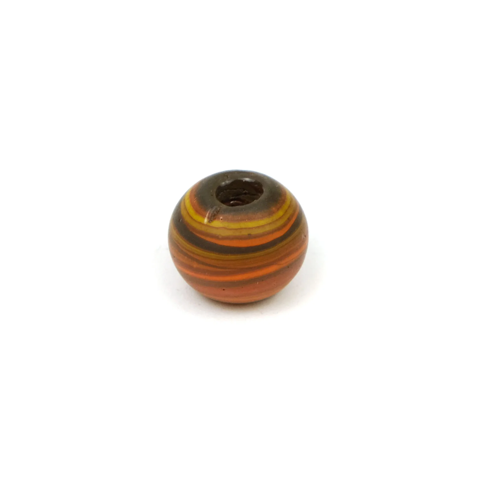 "Vertigo Cyclone" Rounds Glass Trade Bead Necklace/Strand or Loose - Image 3