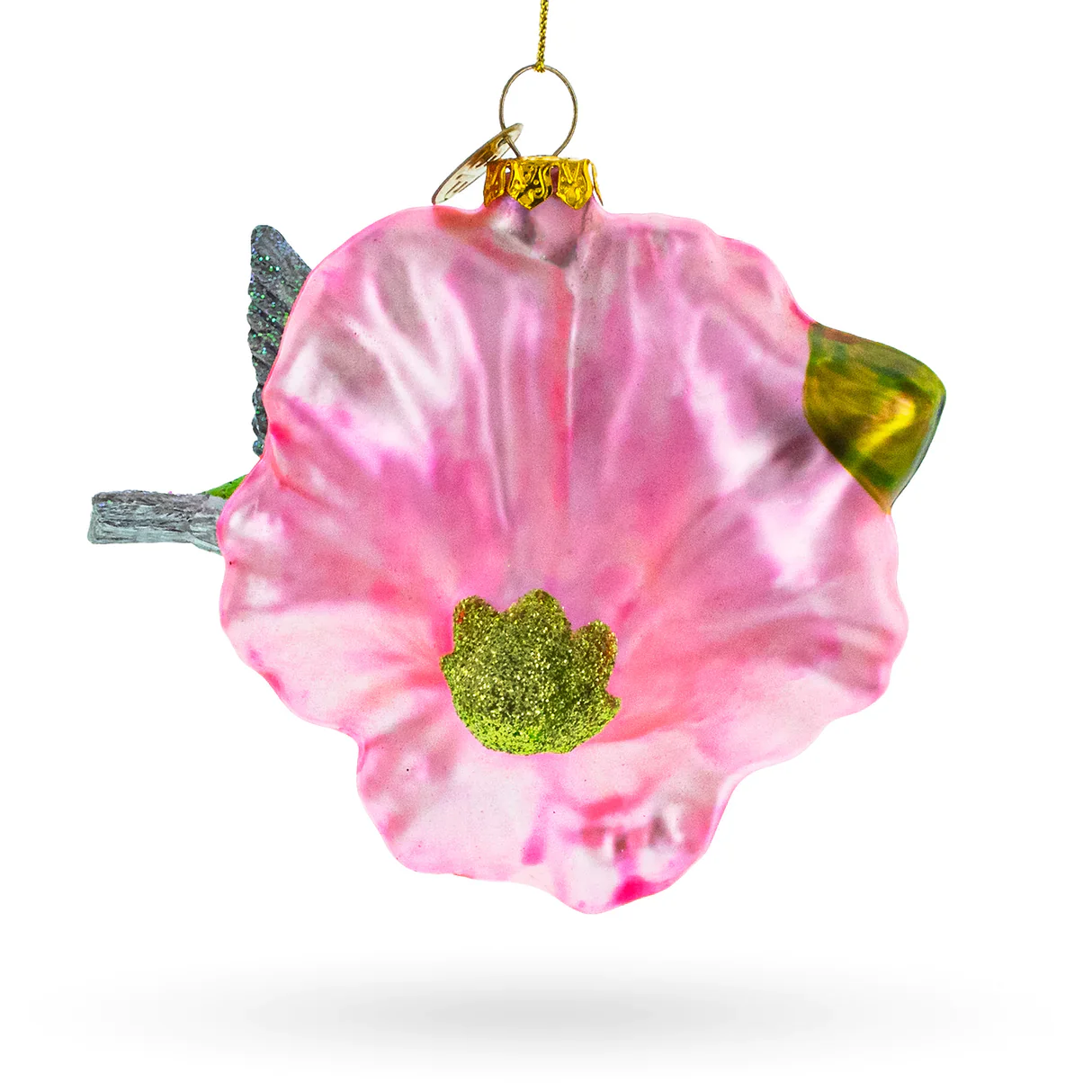 Vibrant Hummingbird with Hibiscus Ornament PS - Image 3