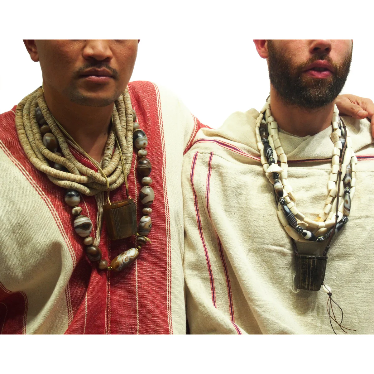 Vietnamese Hill Tribe Snuff Container Necklaces - Image 2