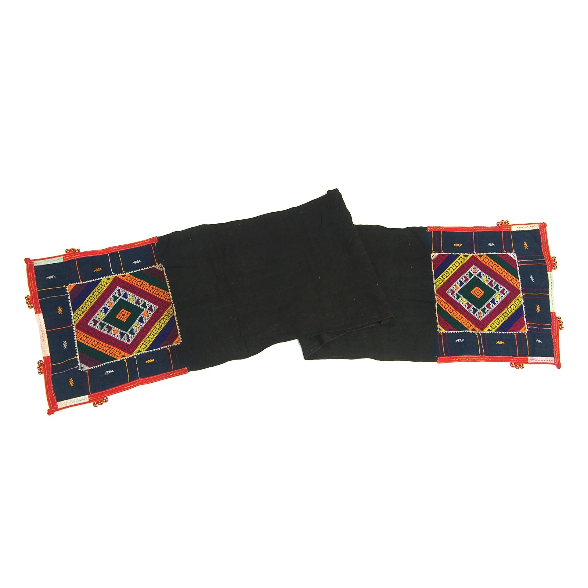 Vintage Hilltribe Hand-Embroidered Scarf - Image 3
