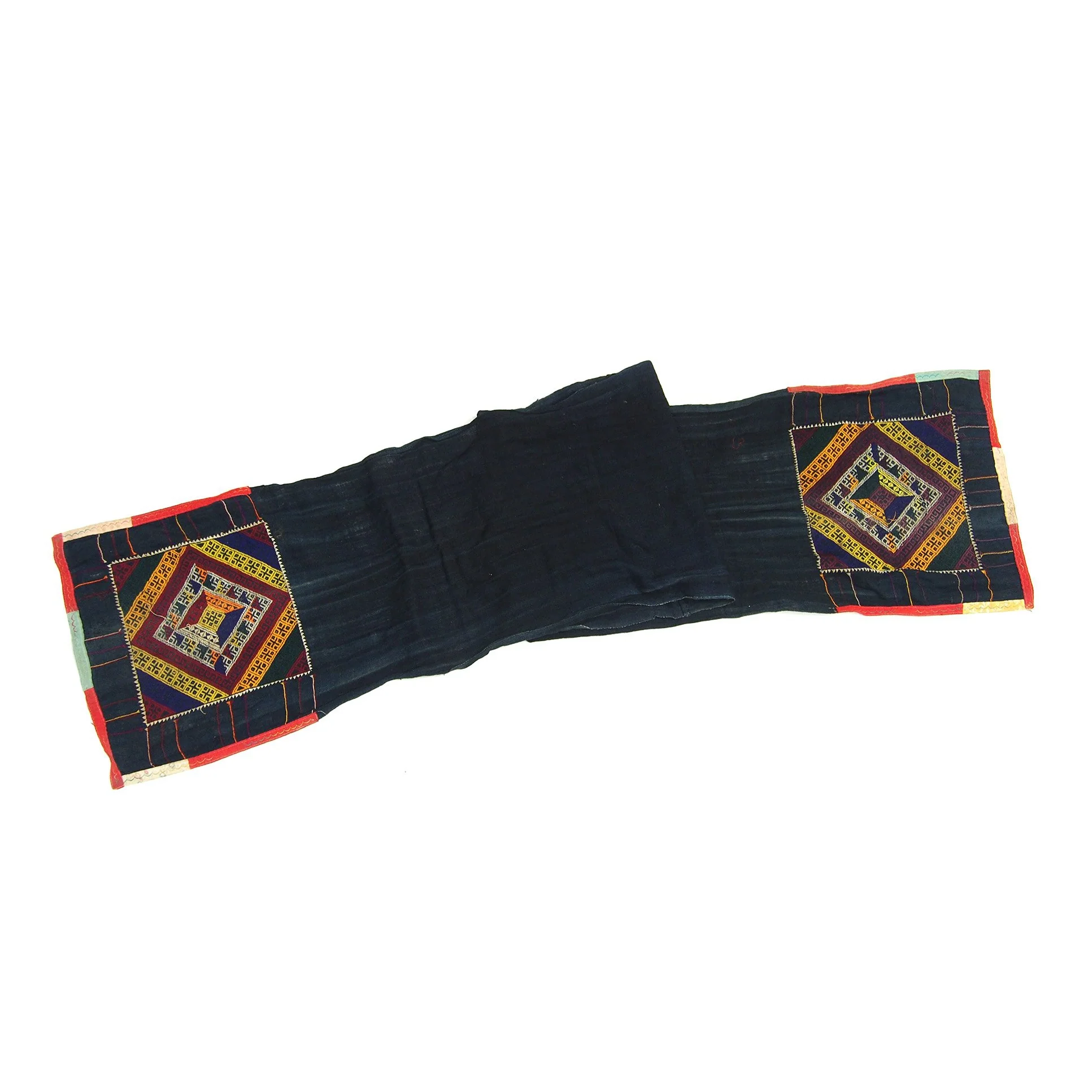 Vintage Hilltribe Hand-Embroidered Scarf - Image 3