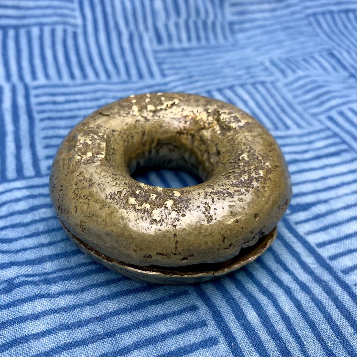 Vintage Hmong Shaman Brass & Bronze Meditation Thumb Bell Rings - Image 7