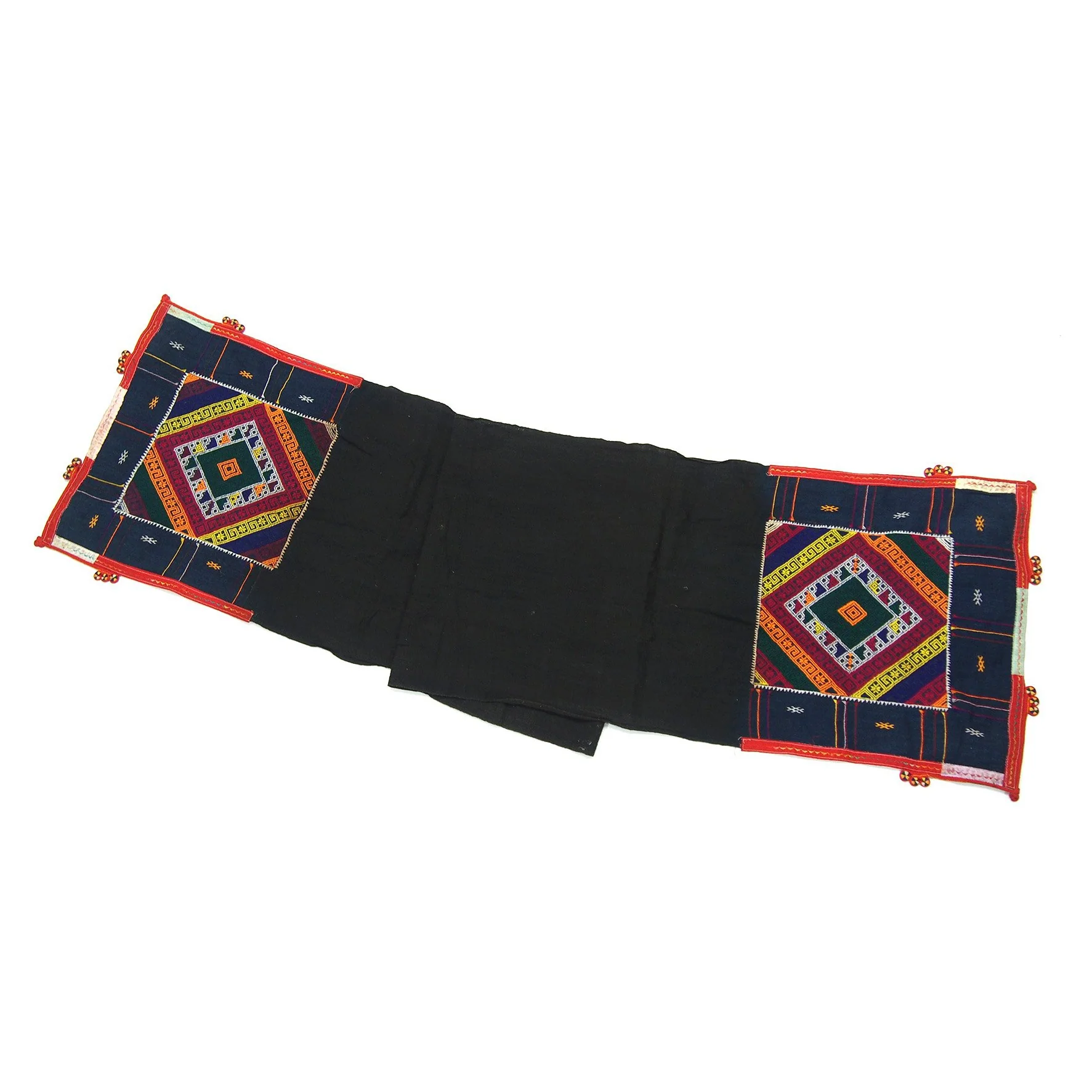 Vintage Hilltribe Hand-Embroidered Scarf - Image 3