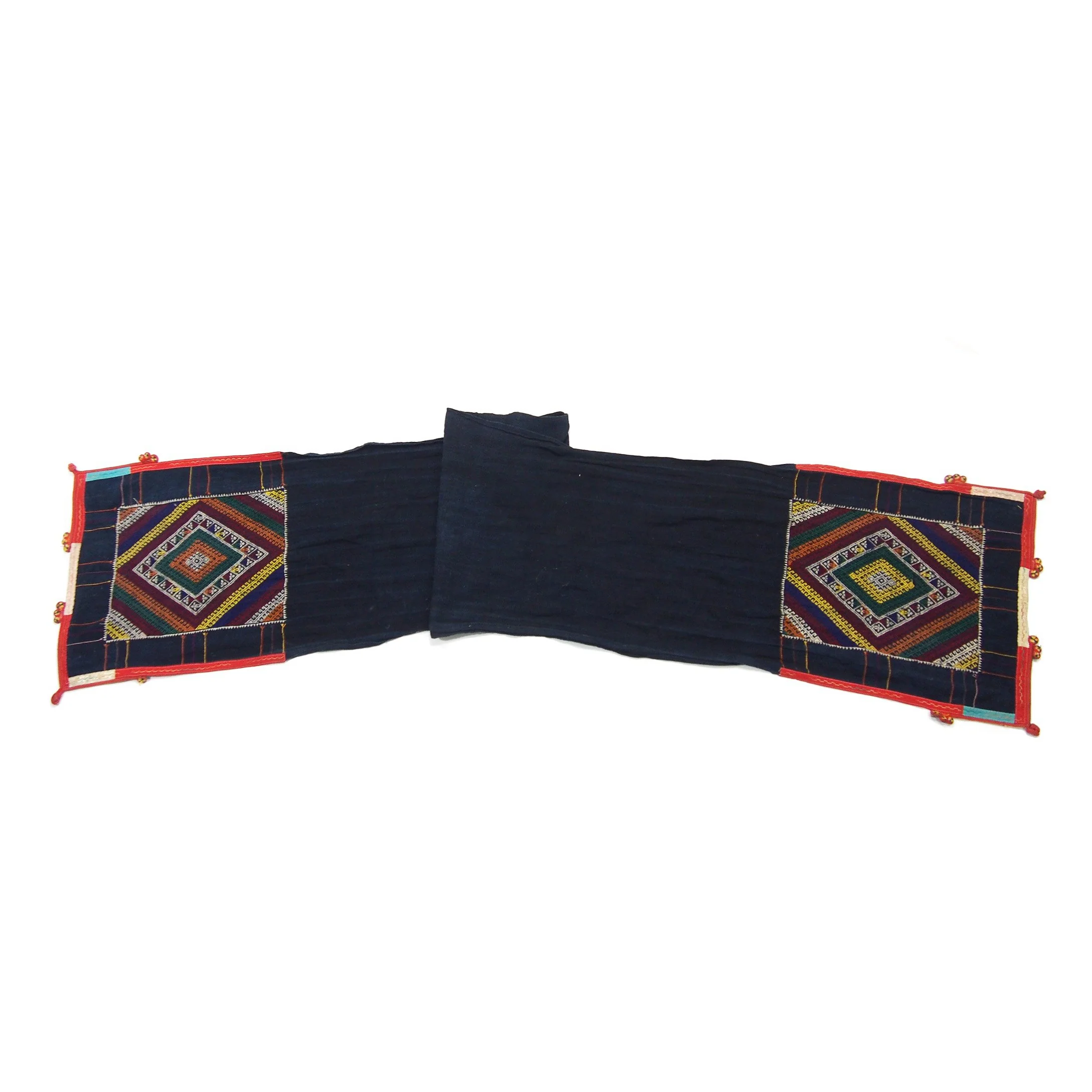 Vintage Hilltribe Hand-Embroidered Scarf - Image 3