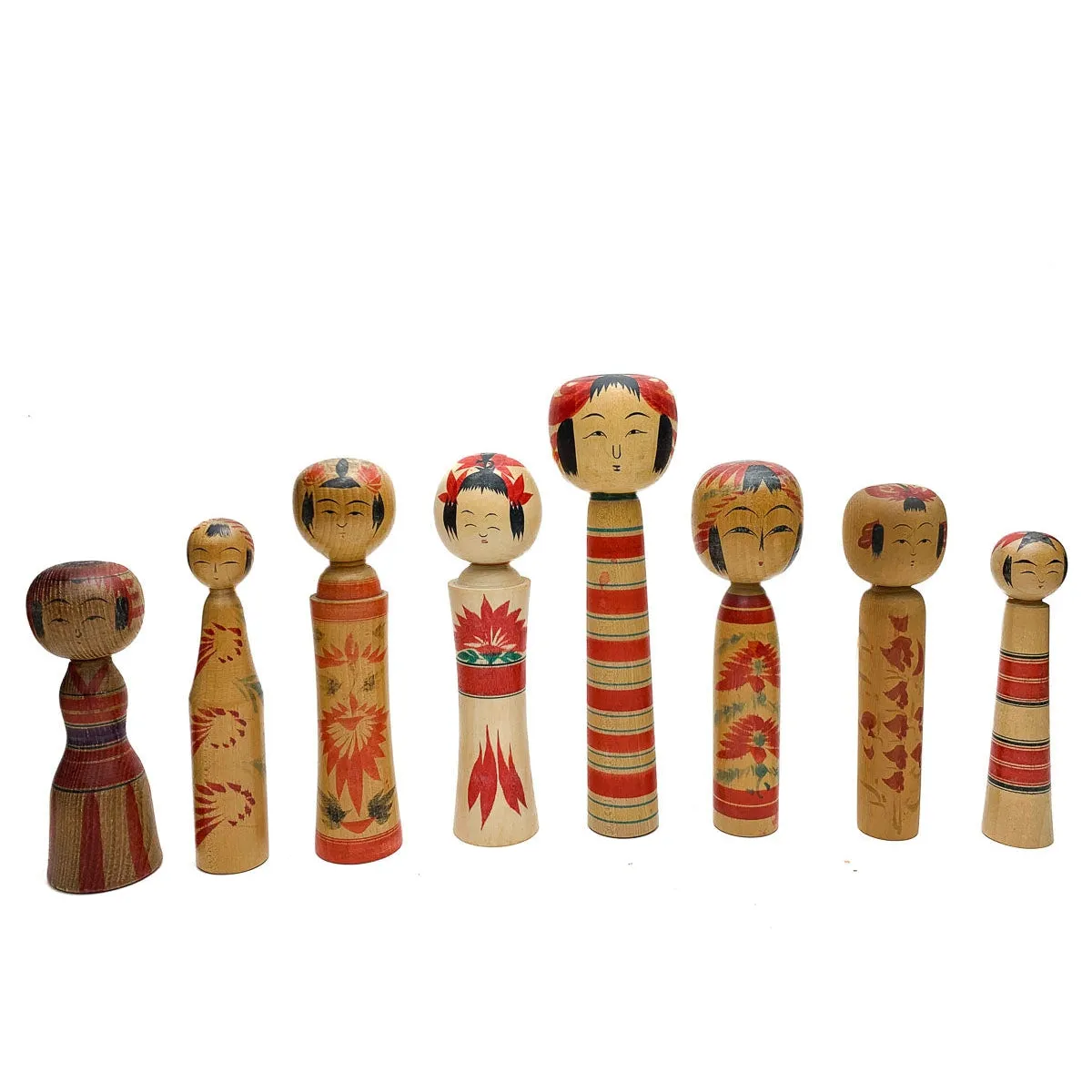 Vintage Wooden Kokeshi Doll, Japan #352 - Image 9