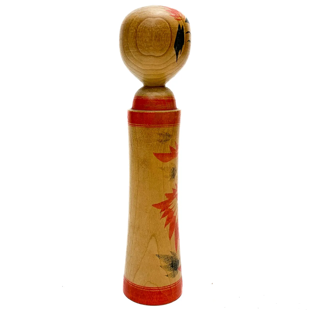 Vintage Wooden Kokeshi Doll, Japan #357 - Image 4