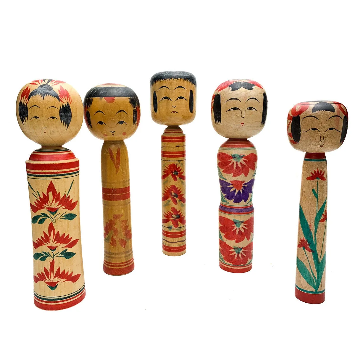Vintage Wooden Kokeshi Doll, Japan #358 - Image 9