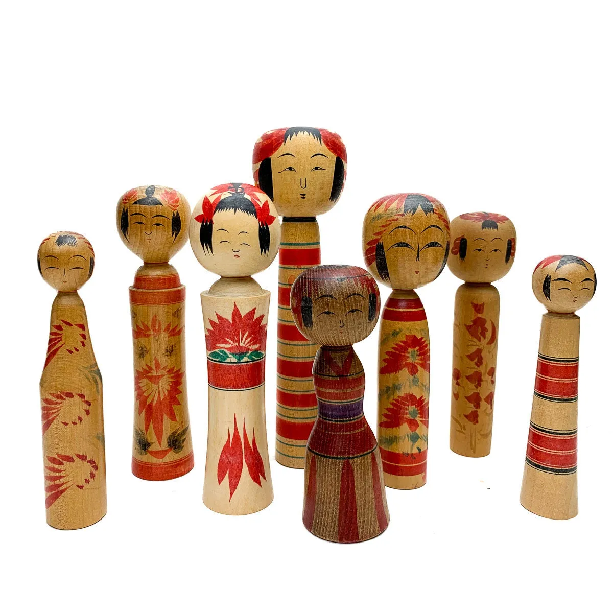 Vintage Wooden Kokeshi Doll, Japan #363 - Image 9