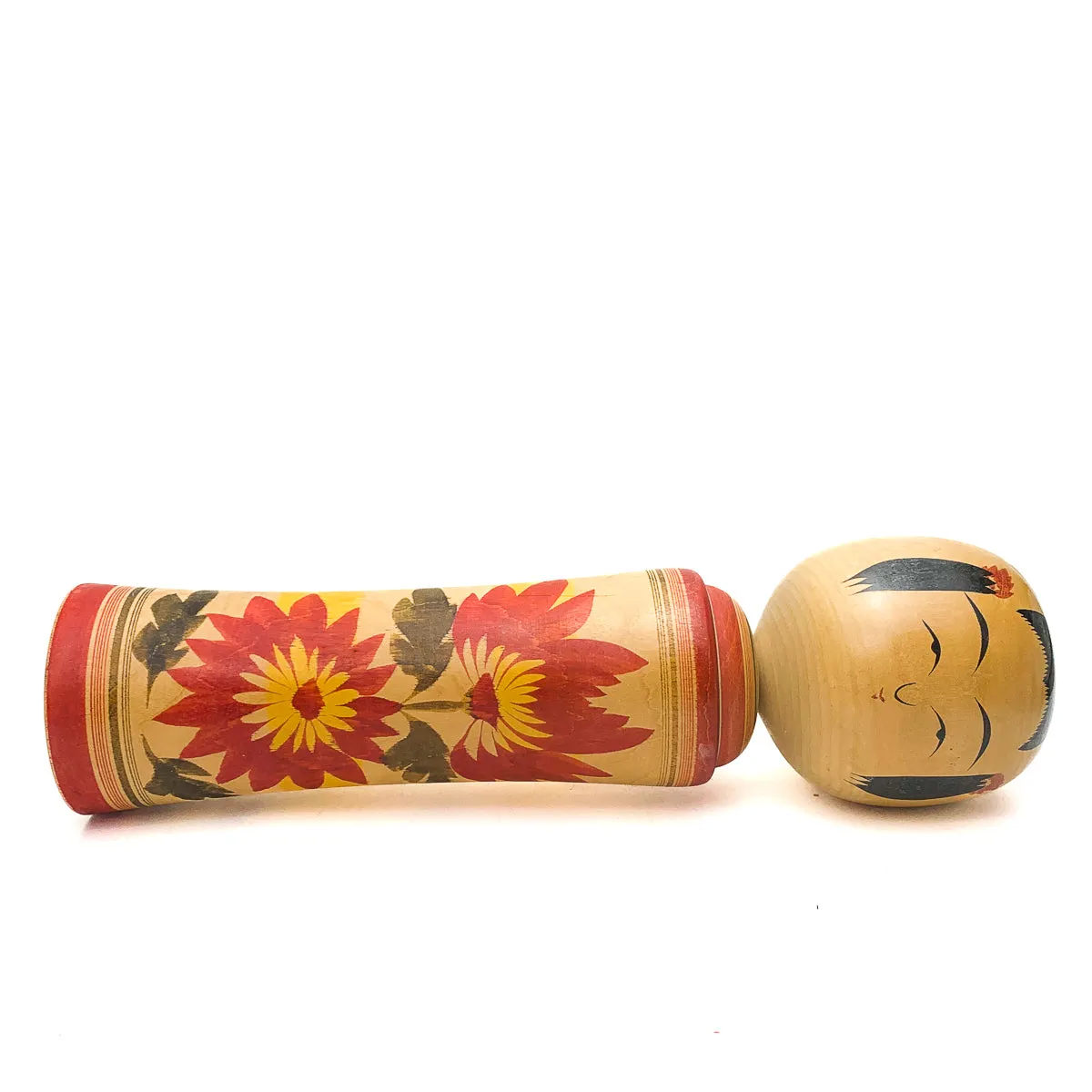 Vintage Wooden Kokeshi Doll, Japan #431 - Image 7