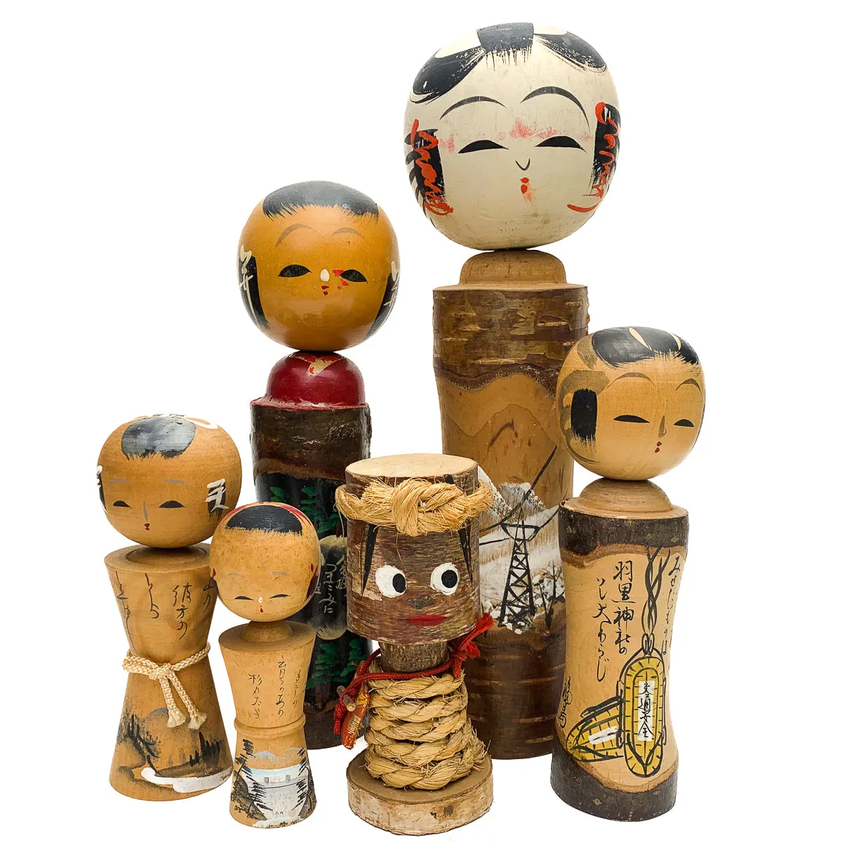 Vintage Wooden Kokeshi Doll, Japan #458 - Image 12