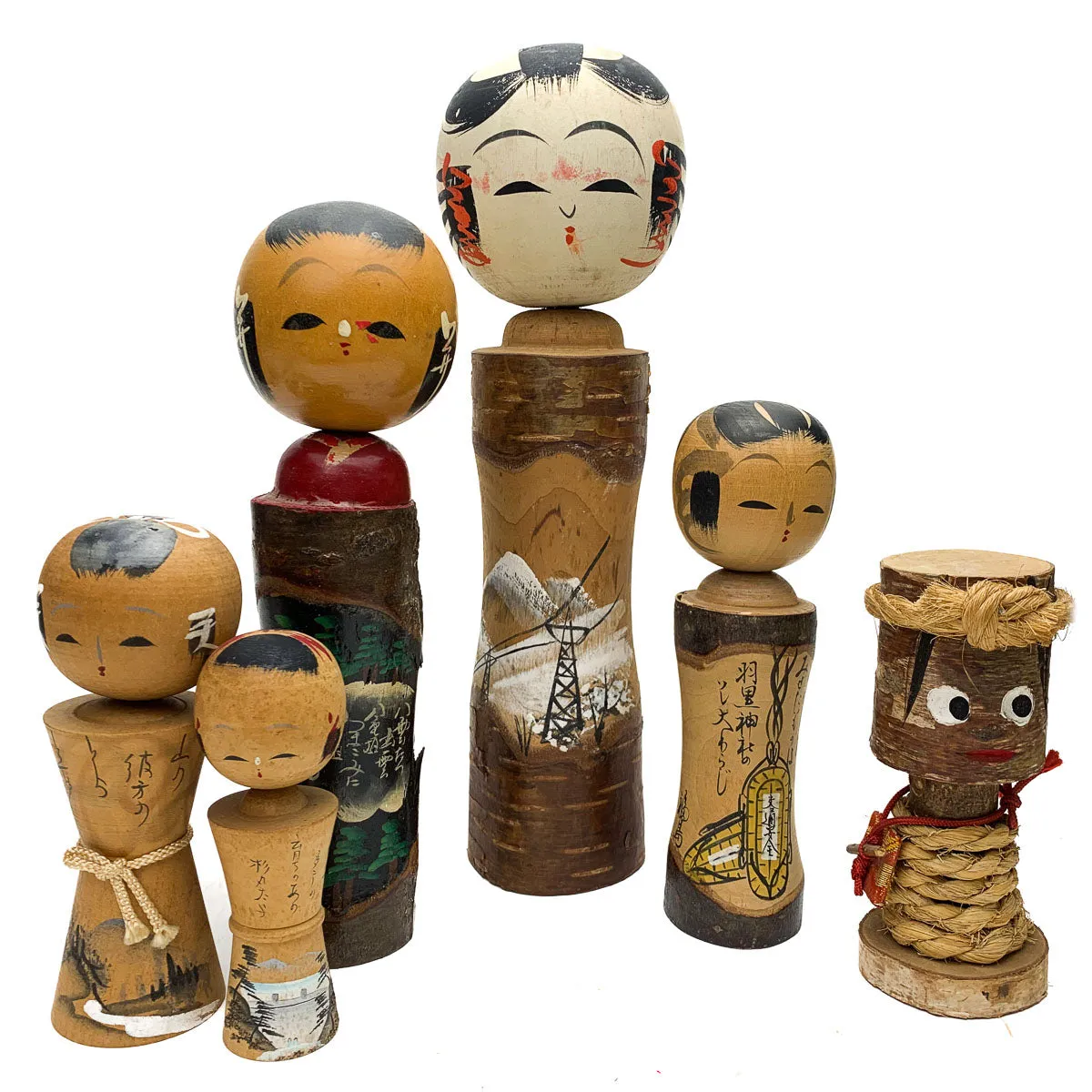 Vintage Wooden Kokeshi Doll, Japan #462 - Image 13