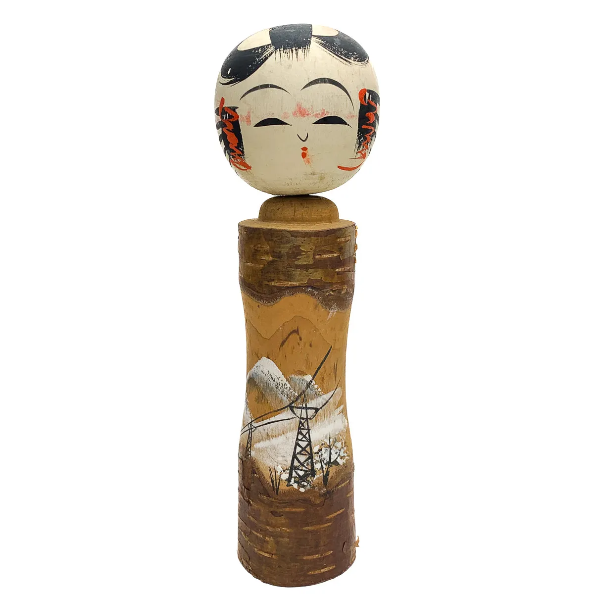Vintage Wooden Kokeshi Doll, Japan #462 - Image 2