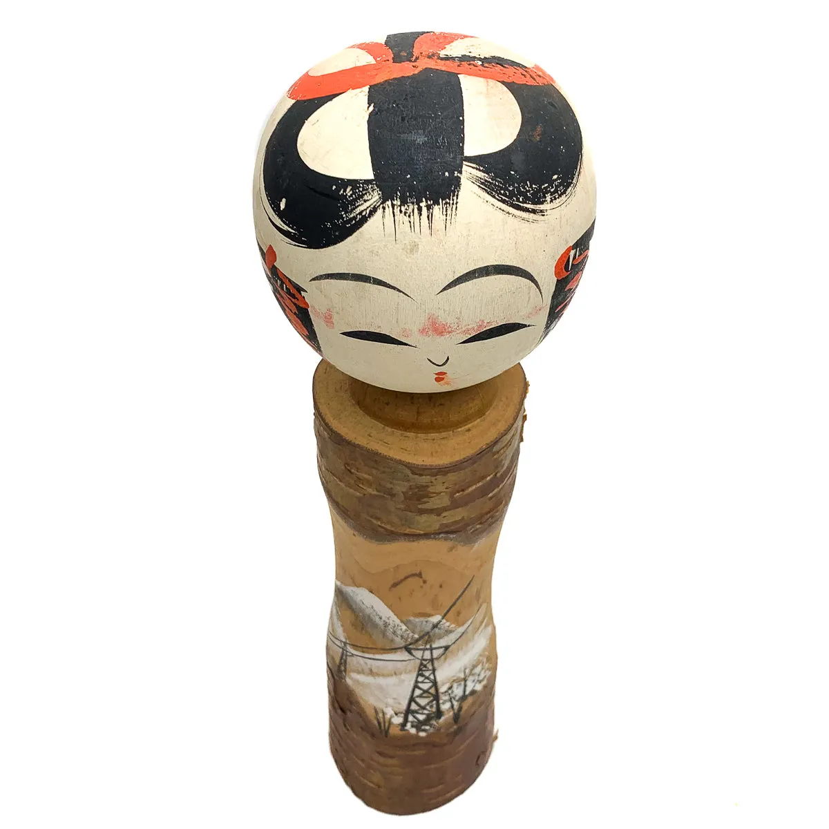 Vintage Wooden Kokeshi Doll, Japan #462 - Image 6