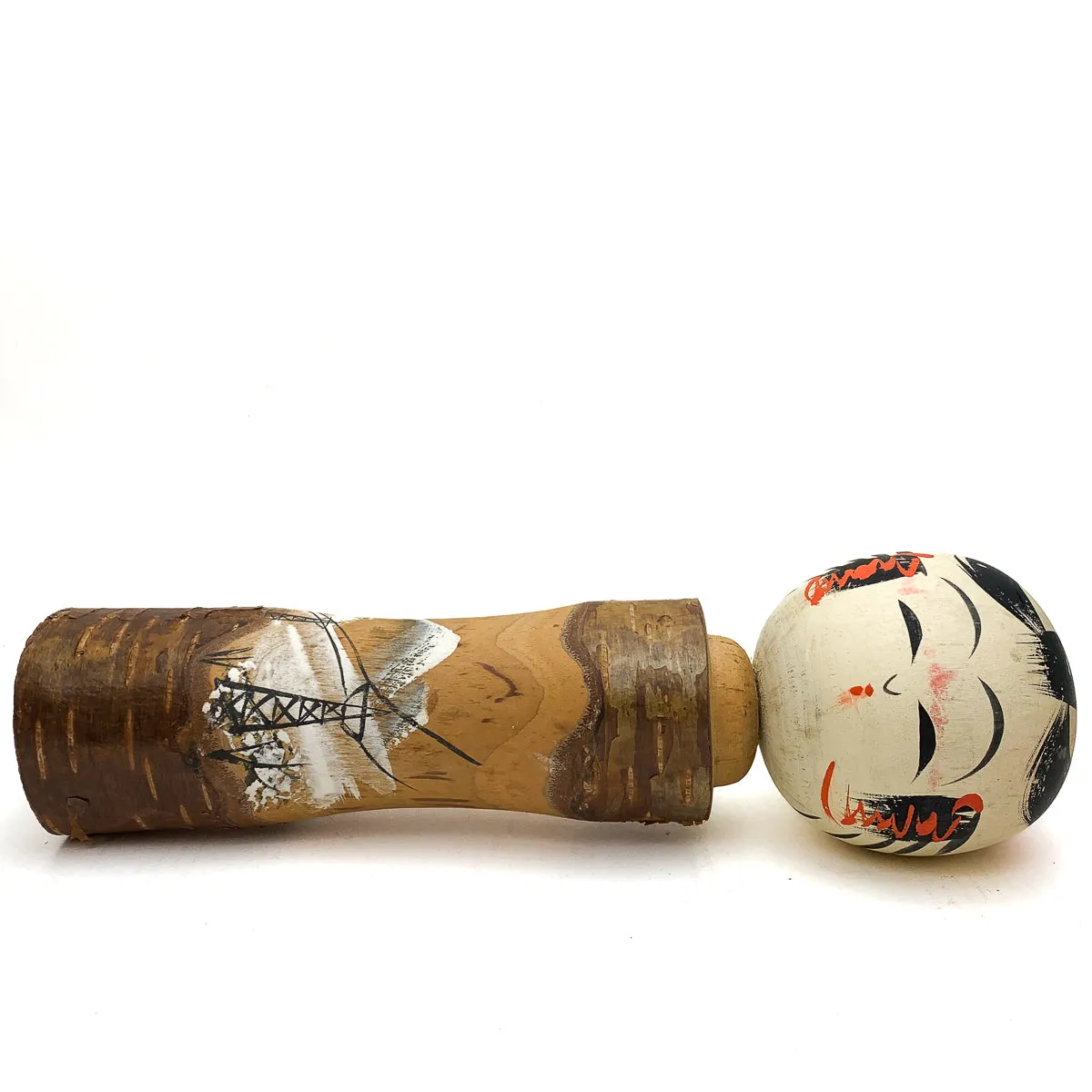 Vintage Wooden Kokeshi Doll, Japan #462 - Image 7