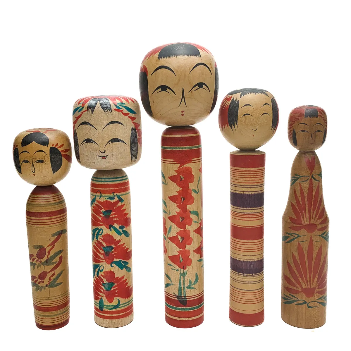 Vintage Wooden Kokeshi Doll, Japan #480 - Image 12