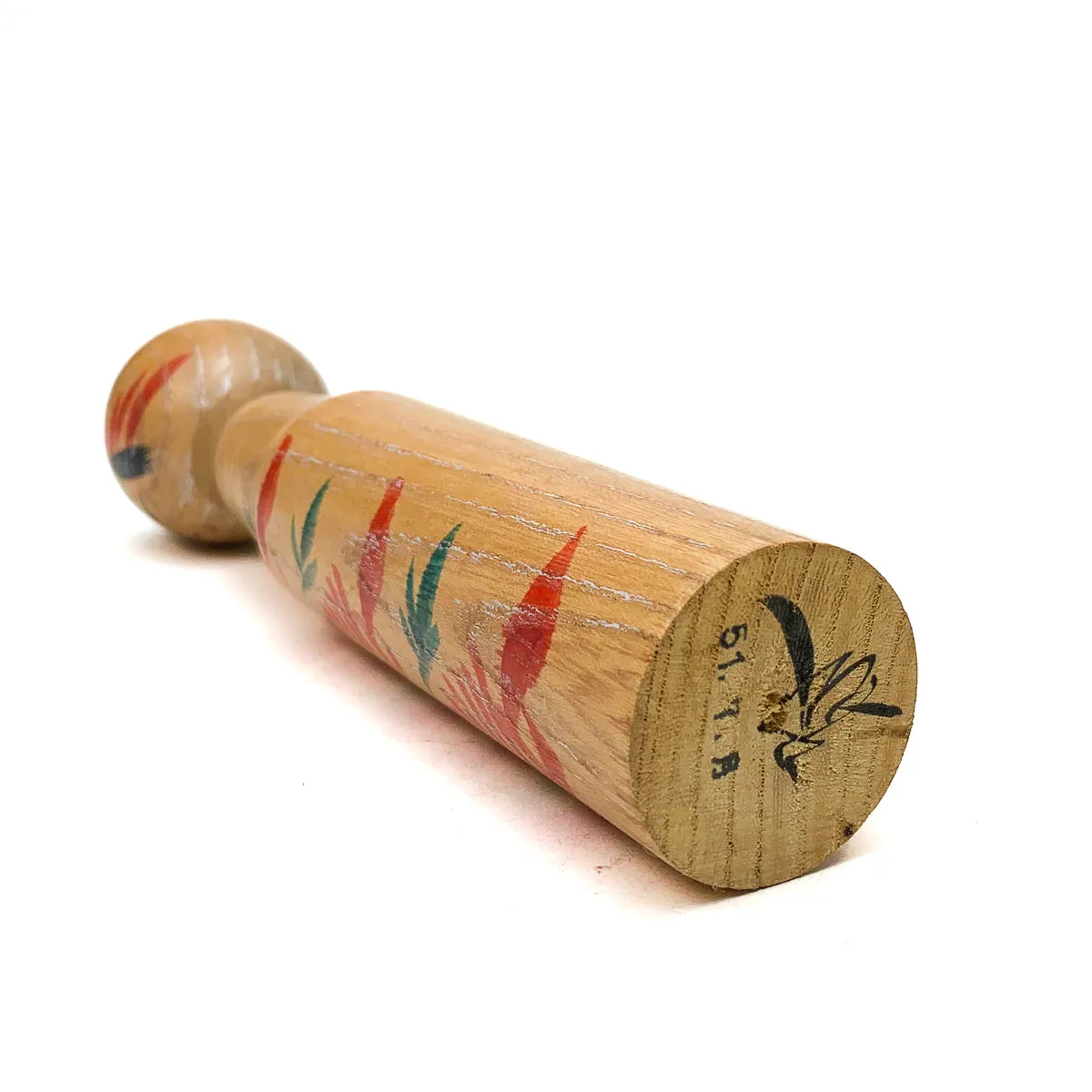 Vintage Wooden Kokeshi Doll, Japan #501 - Image 10