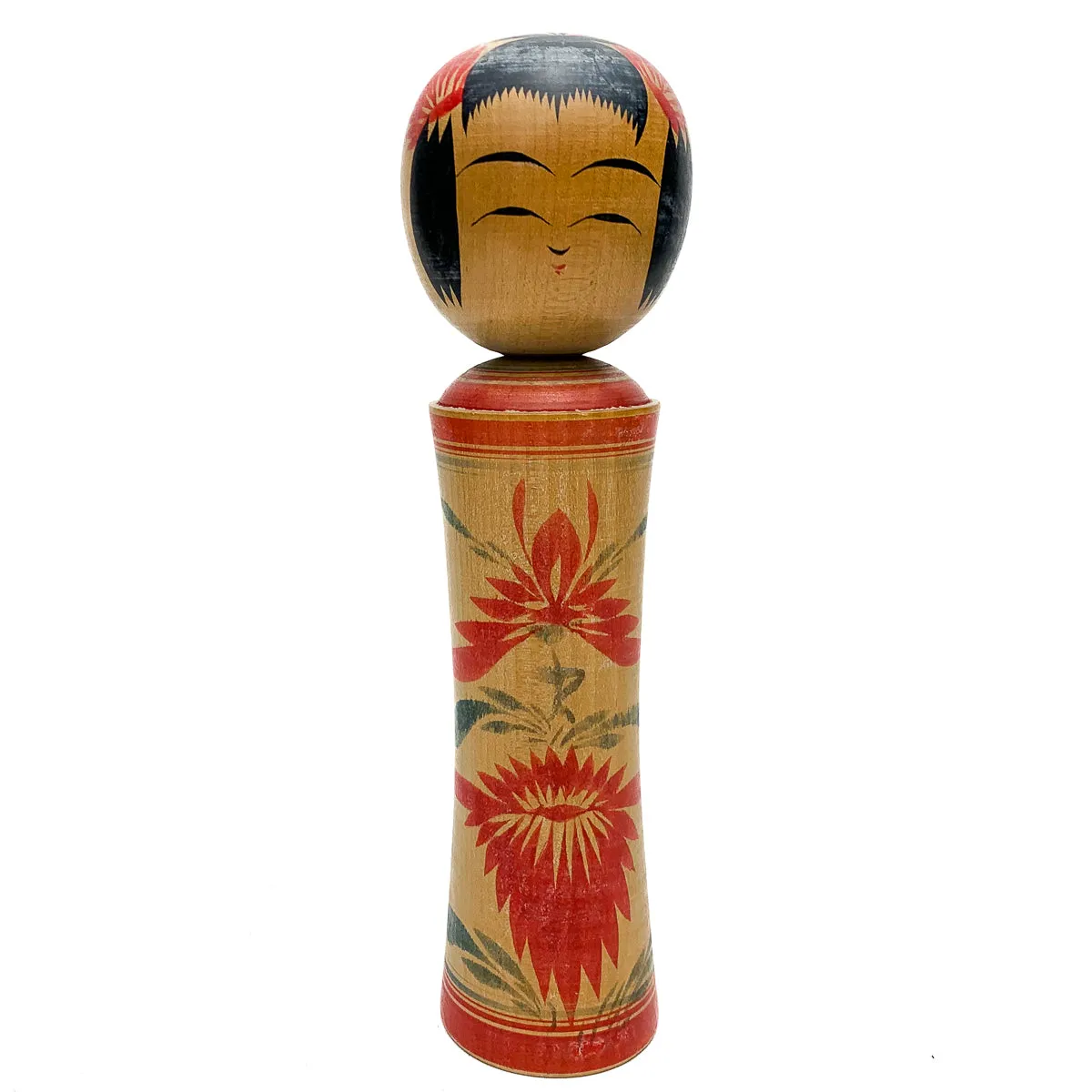 Vintage Wooden Kokeshi Doll, Japan #503 - Image 2