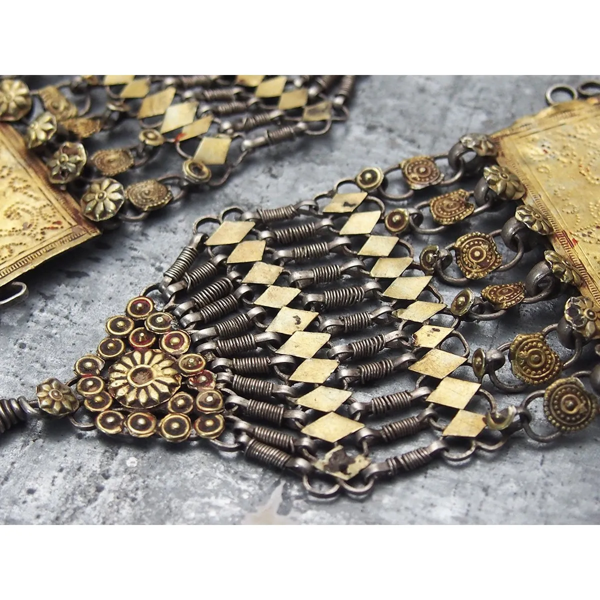 Waziri Antique Temporal Ornament Set in Silver with Gold Wash - Image 6