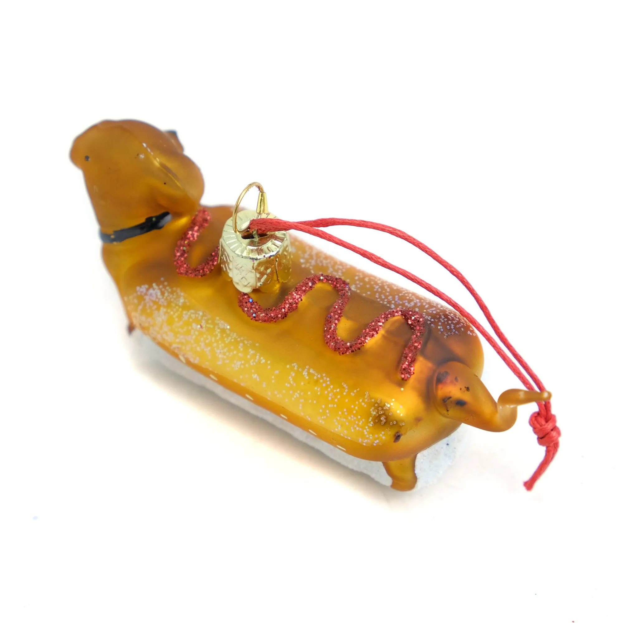 Dachshund Weiner Pup Hot Dog Ornament - Image 3