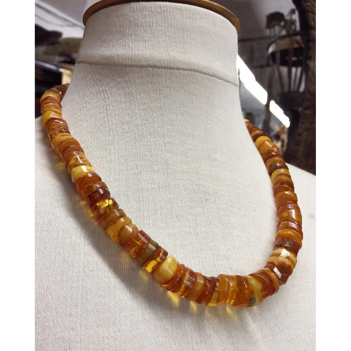 Amber Wheel Necklace/Strand - Image 4