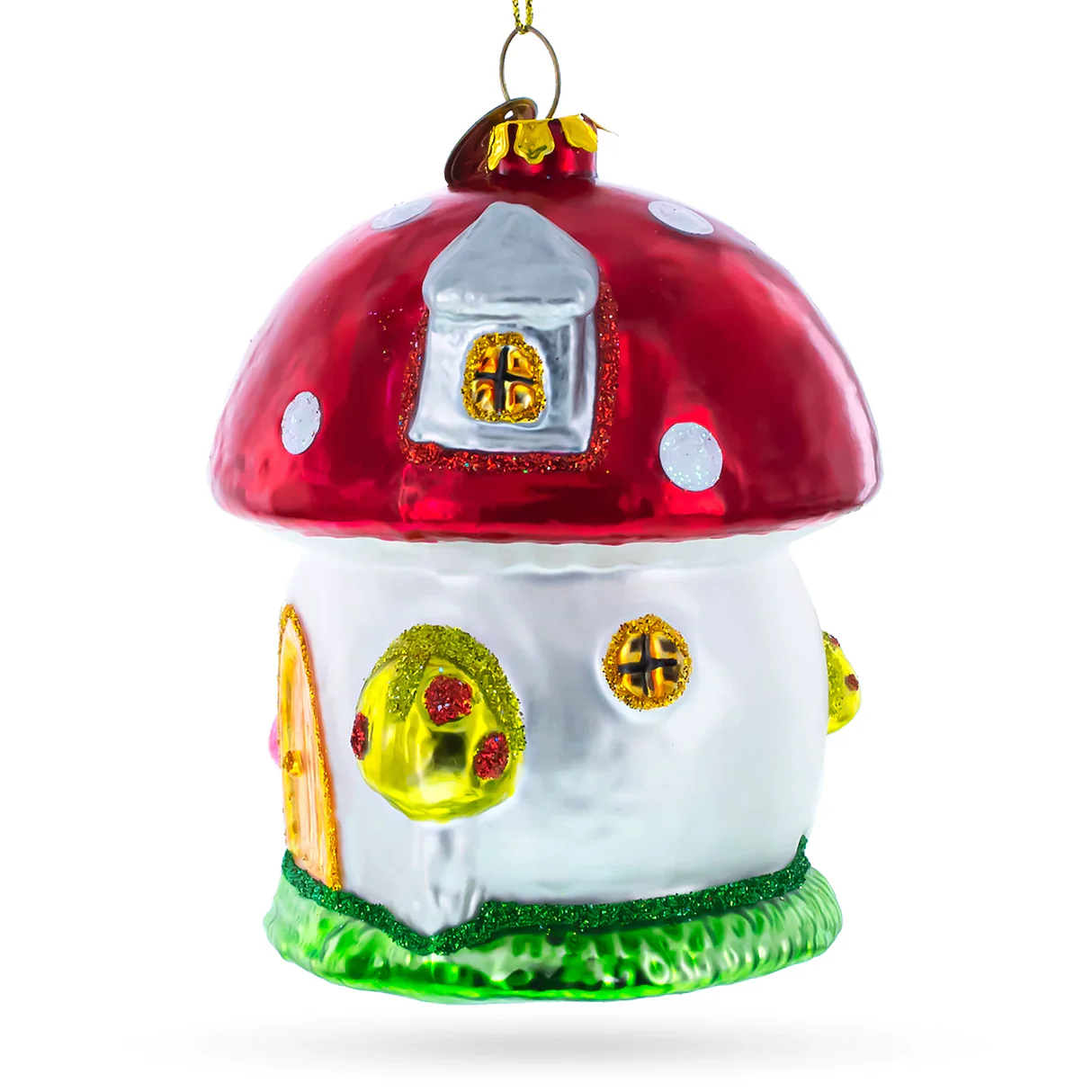 Fairy Tale Mushroom House Ornament PS - Image 2