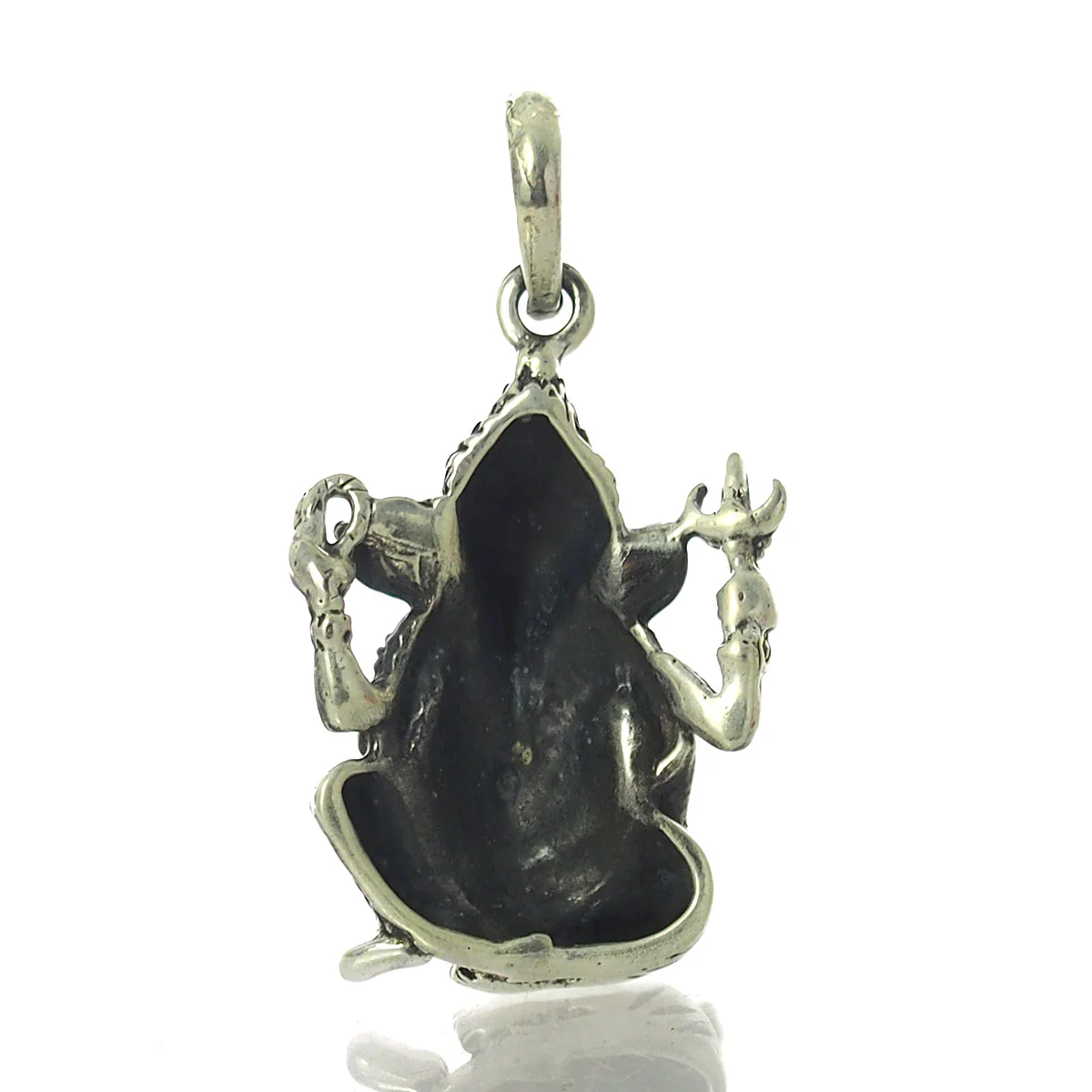 White Brass Pendant, Ganesha - Image 3